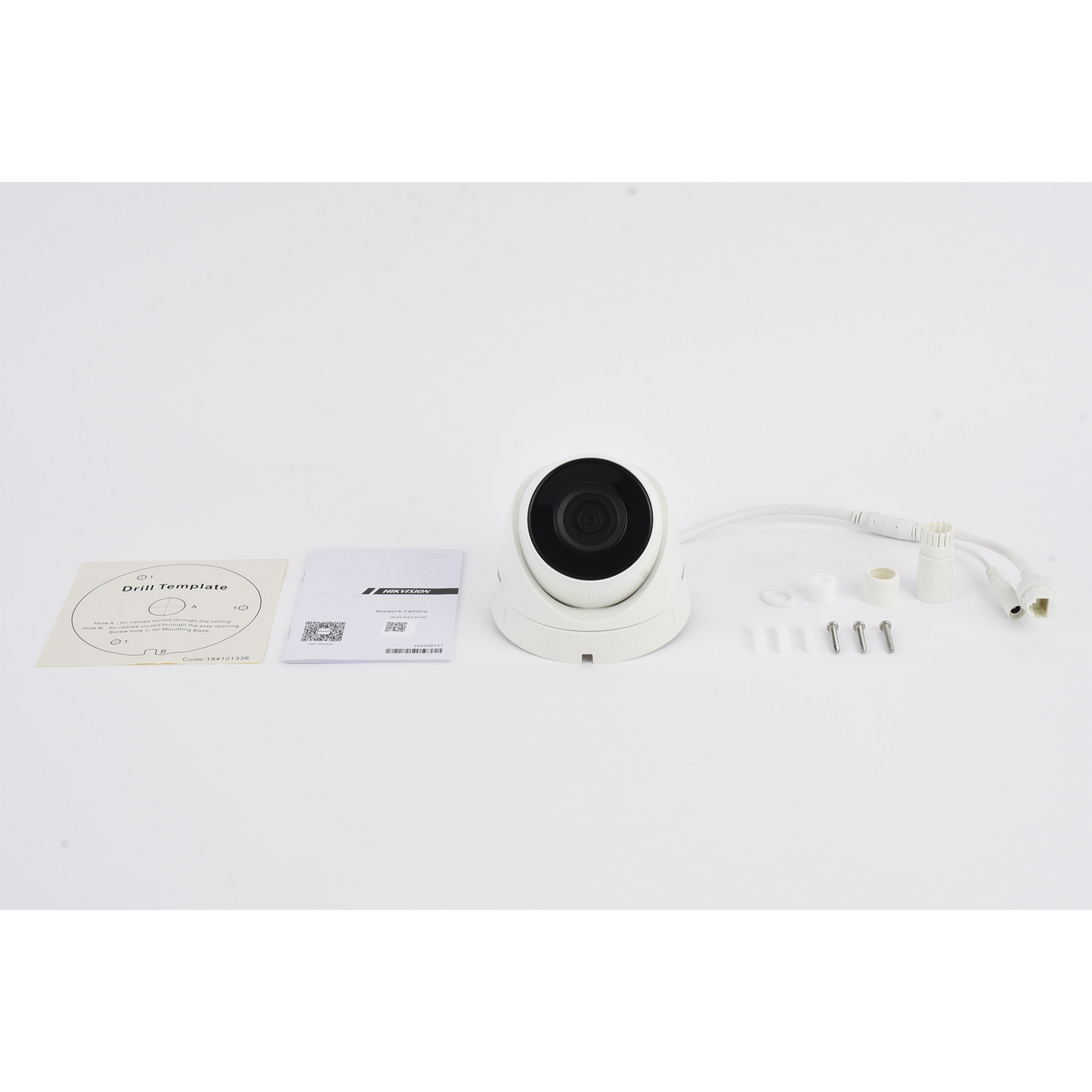 Cámara Turret IP Hikvision DS-2CD1343G0-I(C) · 4MP · Lente 2.8 mm · IR 30 m · WDR 120 dB · IP67 · PoE · H.265+ - SILYMX