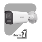 Cámara Bala IP 4 Megapíxel Lente Mot. 2.8 a 12 mm Dual Light 50 mts IR + 50 mts Luz Blanca ACUSENSE Lite Audio de Dos Vías Luz Intermitente y Alerta de Audio Exterior IP67 WDR 120 dB PoE ONVIF Micro SD DS-2CD1643G2-LIZSU/SL