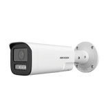 Cámara Bala IP 4 Megapíxel Lente Mot. 2.8 a 12 mm Dual Light 50 mts IR + 50 mts Luz Blanca ACUSENSE Lite Audio de Dos Vías Luz Intermitente y Alerta de Audio Exterior IP67 WDR 120 dB PoE ONVIF Micro SD DS-2CD1643G2-LIZSU/SL