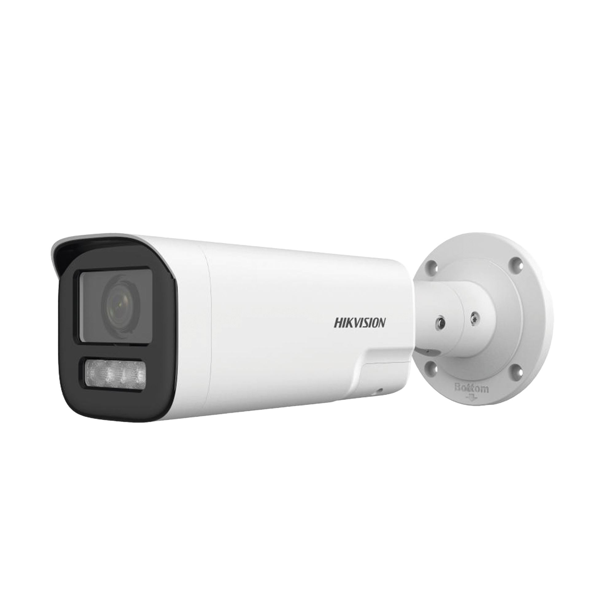 Cámara Bala IP 4 Megapíxel Lente Mot. 2.8 a 12 mm Dual Light 50 mts IR + 50 mts Luz Blanca ACUSENSE Lite Audio de Dos Vías Luz Intermitente y Alerta de Audio Exterior IP67 WDR 120 dB PoE ONVIF Micro SD DS-2CD1643G2-LIZSU/SL