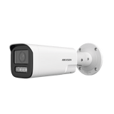 Cámara Bala IP 4 Megapixel Lente Mot. 2.7 a 13.5 mm Dual Light 60 mts IR + 60 mts Luz Blanca Darkfighter S Exterior IP67 IK10 WDR 130 dB 4 Analíticos: AcuSense Deteccion Facial Conteo de Personas por Cruce y Zona DS-2CD3646G2HT-LIZS - SILYMX