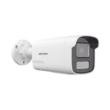 Cámara Bala IP 4 Megapíxel Lente Mot. 2.8 a 12 mm Dual Light 50 mts IR + 50 mts Luz Blanca ACUSENSE Lite Audio de Dos Vías Luz Intermitente y Alerta de Audio Exterior IP67 WDR 120 dB PoE ONVIF Micro SD DS-2CD1643G2-LIZSU/SL - SILYMX