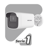 Cámara PROTECCIÓN ACTIVA Bala IP 4 Megapíxel ACUSENSE Lite Detección de Humanos y Vehiculos Lente 4 mm Audio de Dos Vías Luz Intermitente y Alerta de Audio 50 Mts IR EXIR 2.0 Exterior IP67 WDR 120 dB PoE ONVIF DS-2CD1T43G2-LIUF/SL - SILYMX