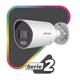Cámara Bala IP 4 Megapixel Dual Light + ColorVu Lente 2.8 mm 40 mts IR + 40 mts Luz Blanca Microfono Integrado Exterior IP67 WDR 130 dB Videoanaliticos Filtro de Falsas Alarmas Captura Facial PoE ACUSEARCH DS-2CD2047G2H-LIU/SL - SILYMX