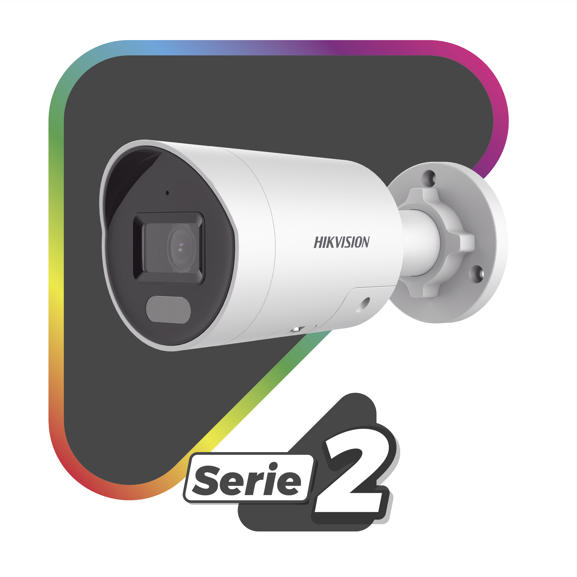 Cámara Bala IP 4 Megapixel Dual Light + ColorVu Lente 2.8 mm 40 mts IR + 40 mts Luz Blanca Microfono Integrado Exterior IP67 WDR 130 dB Videoanaliticos Filtro de Falsas Alarmas Captura Facial PoE ACUSEARCH DS-2CD2047G2H-LIU/SL - SILYMX