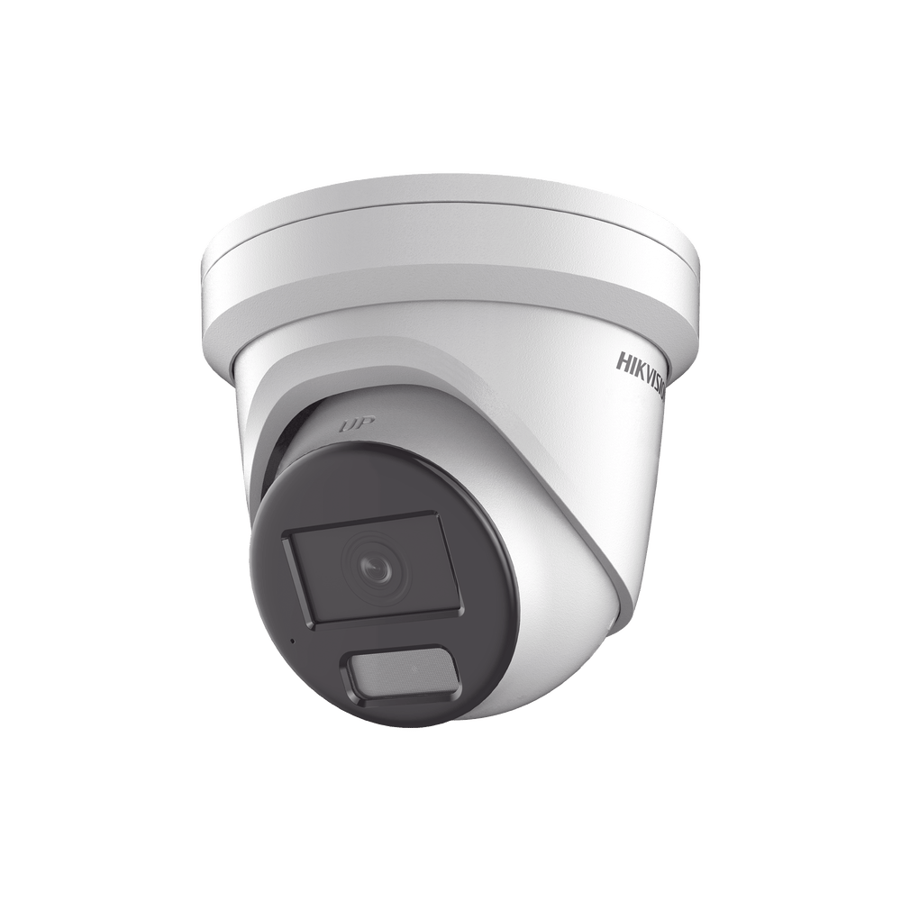 Dual Light + ColorVu Turret IP 4 Megapixel Lente 2.8 mm 40 mts IR + 40 mts Luz Blanca Microfono Integrado Exterior IP67 WDR 130 dB Videoanaliticos Filtro de Falsas Alarmas Captura Facial ACUSEARCH DS-2CD2347G2H-LIU - SILYMX