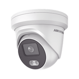Camaras IP DomoHIKVISIONDS-2CD2347G2-LUCamara Turret IP 4MP ColorVu Lente 4mm Luz Blanca 30m Microfono WDR Hikvision DS - 2CD2347G2 - LU - SILYMX