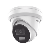 [Dual Light + 2 Micrófonos Integrados] Turret IP 6 Megapixel Lente 2.8 mm 30 mts Luz Blanca + 30 mts IR ACUSENSE Exterior IP67 WDR 120 dB PoE ONVIF Micro SD Metal ACUSEARCH DS-2CD2363G2-LI2U - SILYMX