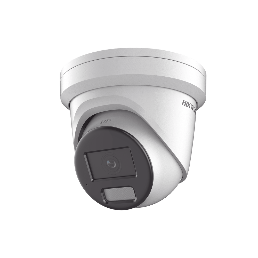 Dual Light + ColorVu Turret IP 8 Megapixel Lente 2.8 mm 40 mts IR + 40 mts Luz Blanca Microfono Integrado Exterior IP67 WDR 130 dB Videoanaliticos (Filtro de Falsas Alarmas) Captura Facial ACUSEARCHDS-2CD2387G2H-LIU - SILYMX