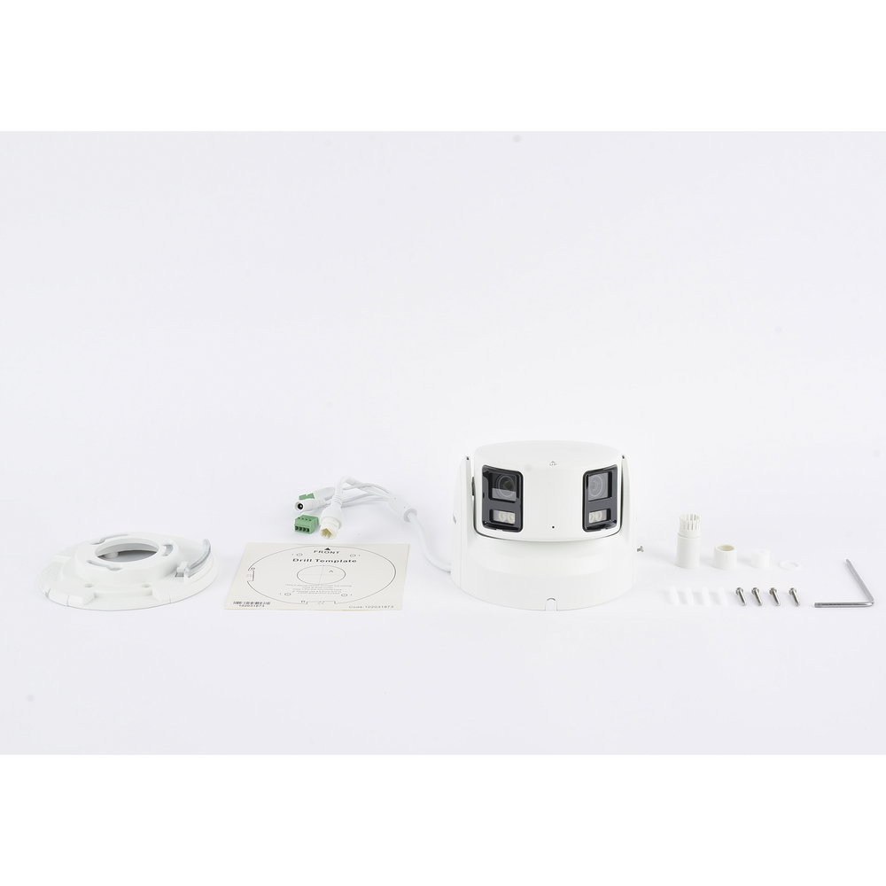 Cámara Domo Ip Panorámica 8 Megapíxel Imagen A Color 24/7 DS-2CD2387G2P-LSU/SL(C) - SILYMX