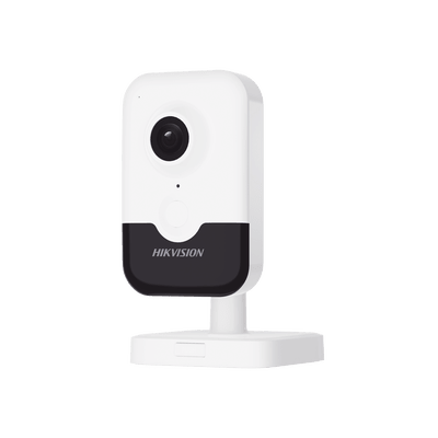 HIKVISIONDS-2CD2423G2-IW(W)Cubo IP de 2 Megapixel / Lente 2.8 mm / WiFi / H.265+ / 10 mts IR EXIR / Micrófono y Bocina Integrada (Audio de Dos Vías) / ACUSENSE Lite / Interior / Se Conecta Directo a la App Hik - Connect / Micro SD / dWDR / PoE - SILYMX