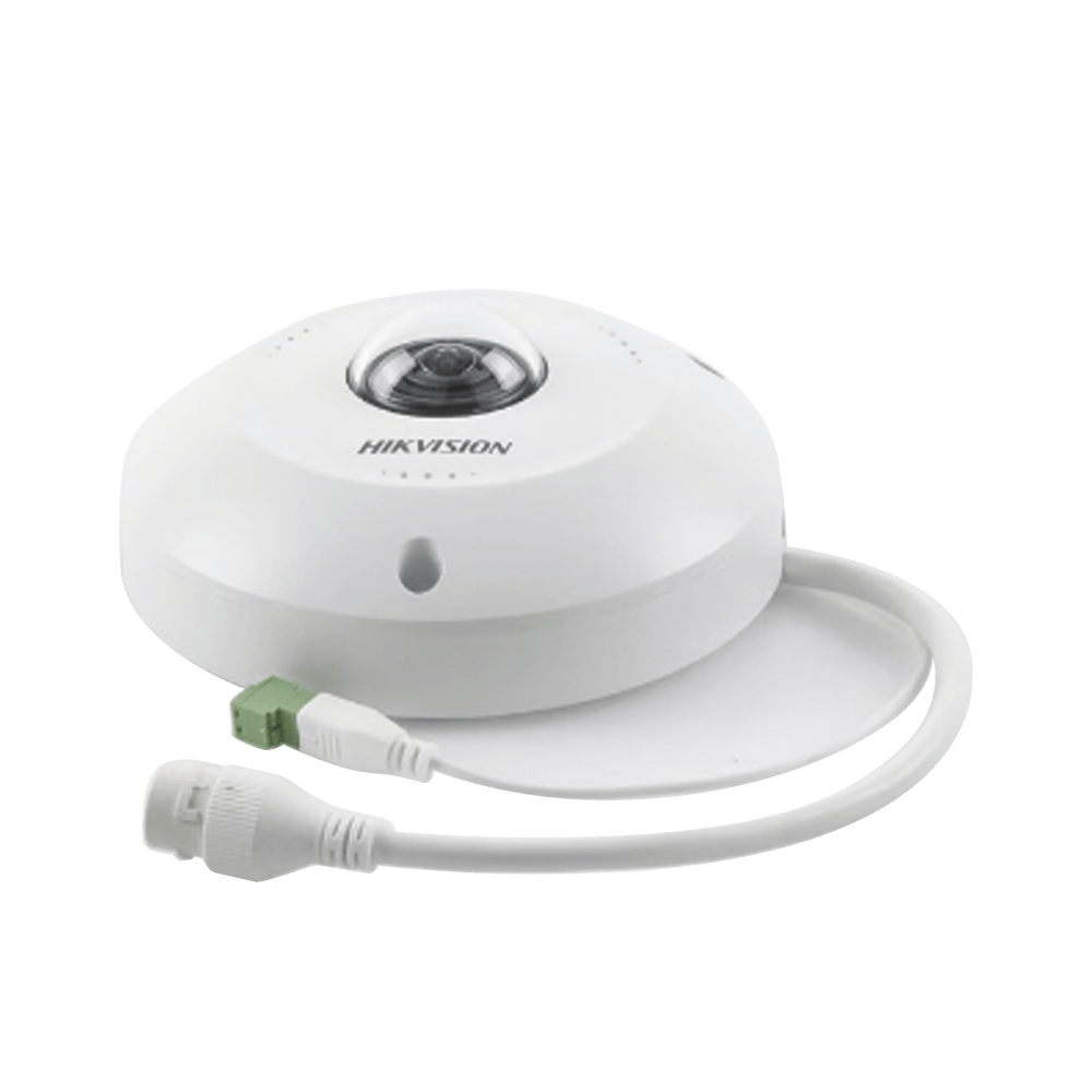 Fisheye IP 4 Megapixel Panorámica 180° - 360° Exterior IP67 IK10 PoE Múltiples Vistas por iVMS-4200 DS-2CD2945FWD - SILYMX