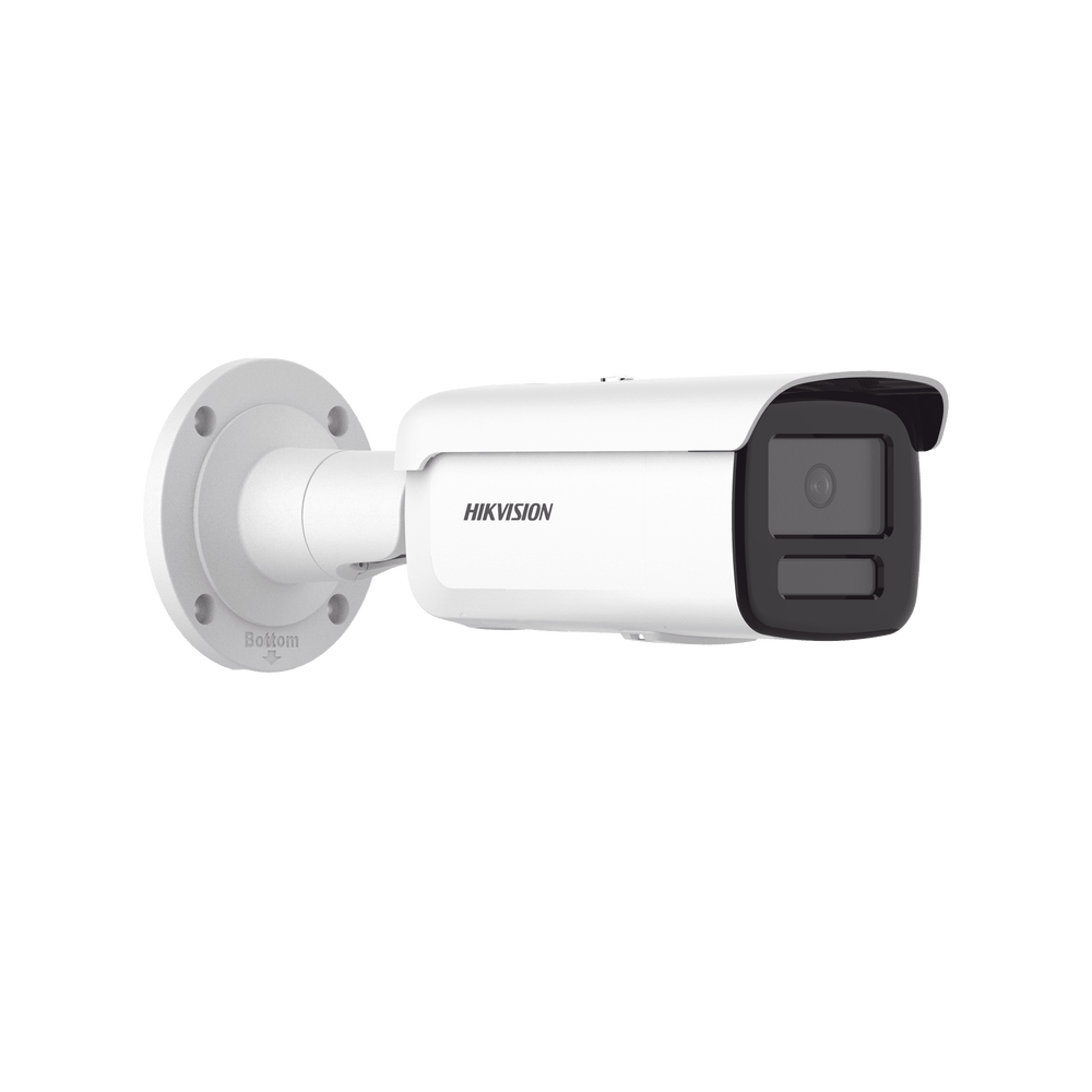 Dual Light + 2 Micrófonos Integrados Bala IP 8 Megapixel 4K Lente 4 mm 80 mts Luz Blanca + 80 mts IR ACUSENSE Exterior IP67 IK10 WDR 120 dB PoE ONVIF Micro SD Metal ACUSEARCH DS-2CD2T83G2-4LI2U - SILYMX