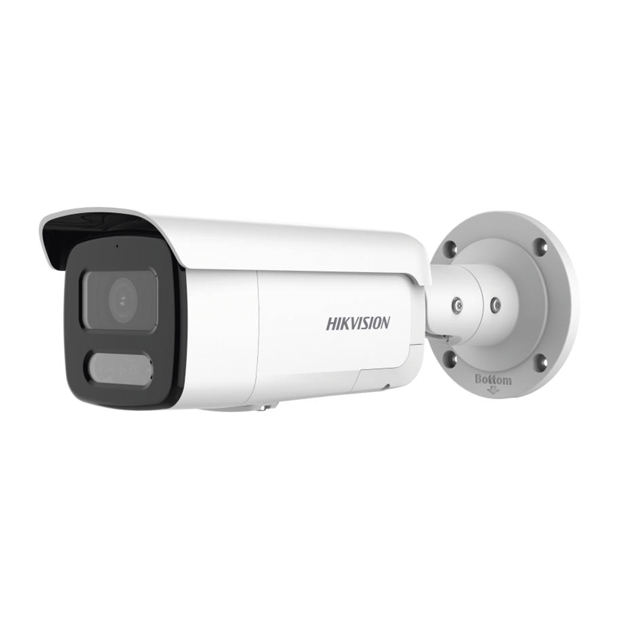 Cámara Bala IP 8 Megapixel Dual Light + ColorVu Lente 4 mm 60 mts IR + 60 mts Luz Blanca Exterior IP67 Luz Intermitente y Alerta de Audio Micrófono Integrado Videoanaliticos Filtro de Falsas Alarmas ACUSEARCHDS-2CD2T87G2H-LISU/SL - SILYMX