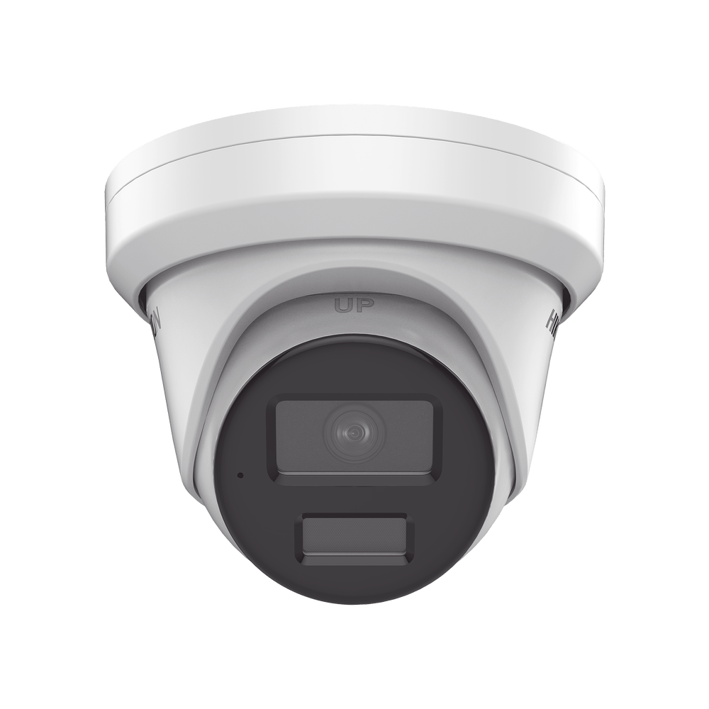 Turret IP 4 Megapixel Lente 2.8 mm Dual Light (40 mts IR + 40 mts Luz Blanca DARKFIGHTER S Microfono Integrado Exterior IP67 WDR 130 dB 4 Analíticos: AcuSense, Detección Facial, Conteo de Personas por Cruce y Zona DS-2CD3346G2H-LISU - SILYMX