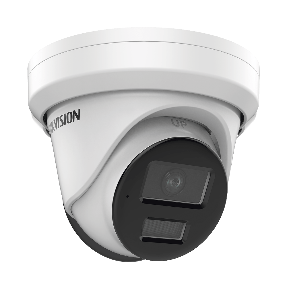 Turret IP 4 Megapixel Lente 2.8 mm 40 mts IR Exterior IP67 DARKFIGHTER Audio y Alarma I/O PoE ONVIF Micro SD 4 Analíticos: AcuSense, Deteccion Facial, Conteo de Personas por Cruce y Zona DS-2CD3346G2-ISU(H) - SILYMX