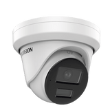 Turret IP 6 Megapixel Lente 2.8 mm 40 mts IR Exterior IP67 Micrófono Integrado DARKFHGITER PoE Alarmas y Audio I/O ONVIF Micro SD 4 Analíticos: AcuSense Detección Facial Conteo de Personas por Cruce y Zona DS-2CD3366G2-IS(U)(H) - SILYMX