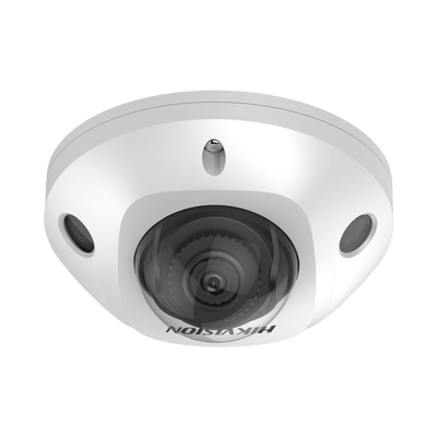 Camaras IP DomoHIKVISIONDS-2CD3566G2-IS(H)Mini Domo IP 6 Megapíxel con Lente 2.8mm Exterior Micrófono PoE DARKFIGHTER Hikvision DS - 2CD3566G2 - IS(H) - SILYMX