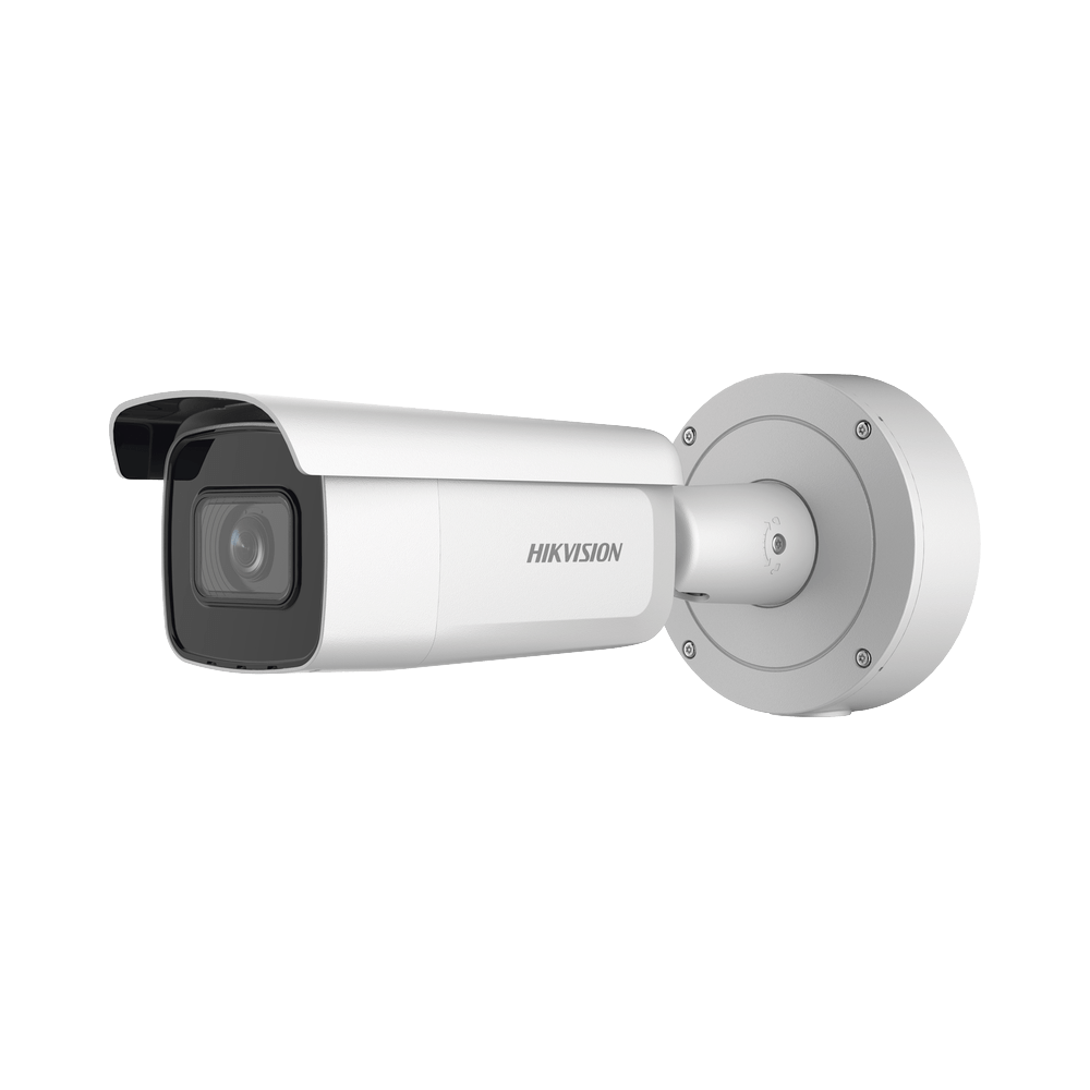 Cámara Bala IP 4 Megapixel Lente Mot. 2.7 a 13.5 mm 60 mts IR EXIR Exterior IP67 IK10 Anticorrosivo WDR 120 dB PoE + Micro SD 4 Analíticos: AcuSenseDeteccion FacialConteo de Personas por Cruce y Zona DS-2CD3646G2T-IZSY(H) - SILYMX