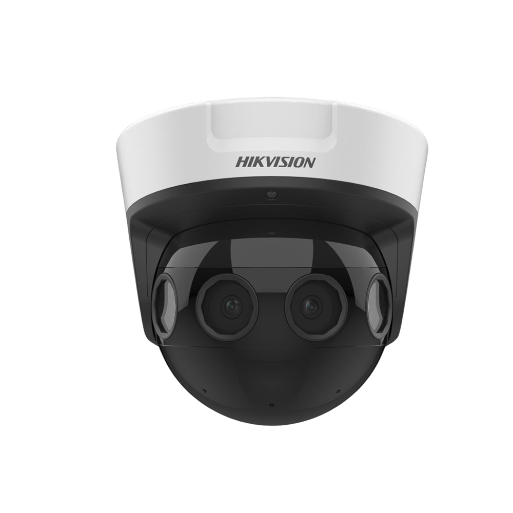 PanoVu Series Vista Panorámica 180° 16 Megapixel en Total 4 Lentes 2.8 mm 4 Lentes 4 Megapixel 20 mts IR Exterior IP67 IK10 12 Vcc PoE+ Micro SD DS-2CD6944G0-IHS(C) - SILYMX