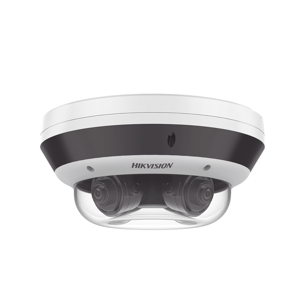 PanoVu Series Vista Panorámica 360º 4 Lentes Mot. 2.8 a 8 mm (4 Megapixel por Lente) 16 Megapixel en Total WDR 120 dB DARKFIGHTER Exterior IP67 IK10 PoE+ 30 mts IR Micro SD DS-2CD6D44G1-IZS - SILYMX