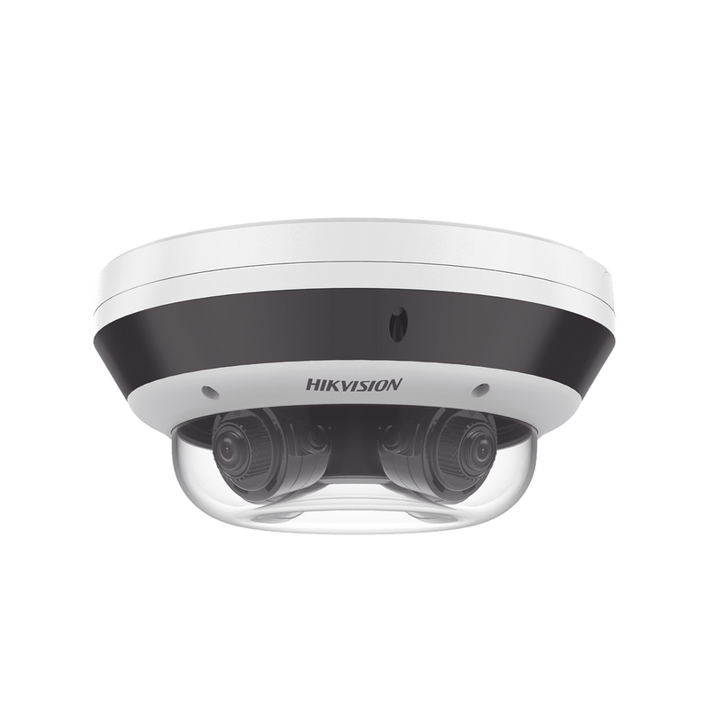 PanoVu Series Vista Panorámica 360º 4 Lentes Mot. 2.8 a 8 mm (4 Megapixel por Lente) 16 Megapixel en Total WDR 120 dB DARKFIGHTER Exterior IP67 IK10 PoE+ 30 mts IR Micro SD DS-2CD6D44G1-IZS - SILYMX