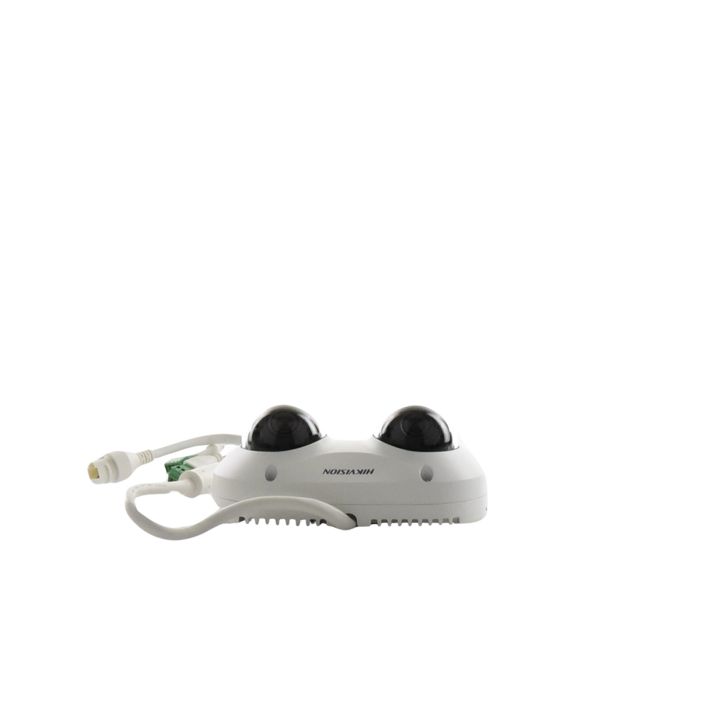 Cámara HIKVISION PanoVu Lente Dual de 5 Megapixel 2 Lentes Fijos de 2.8 mm para Pasillos o Esquinas IP67 IK10 PoE WDR 120 dB 10 mts IR MicroSD DS-2CD6D52G0-IHS - SILYMX