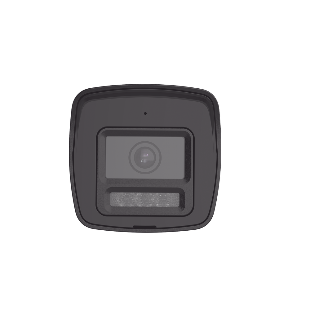 Cámara Bala TURBOHD 3K 5 Megapixel Lente 2.8 mm Angulo de vision 112° 30 mts IR EXIR + 20 mts Luz Blanca Micrófono y Bocina Integrado Exterior IP67 Metal dWDR  Audio Bidireccional + Dual Light + ColorVu DS-2CE16K0T-LTS - SILYMX