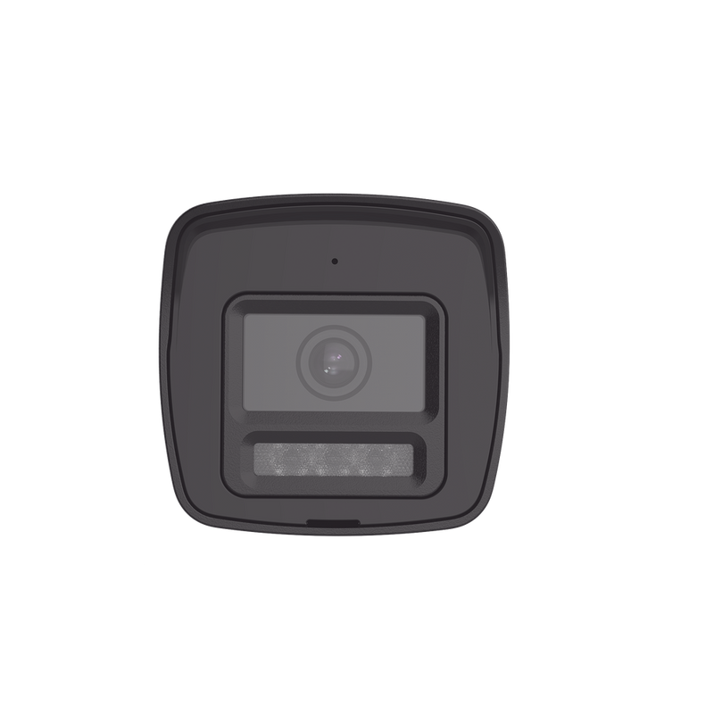 Cámara Bala TURBOHD 3K 5 Megapixel Lente 2.8 mm Angulo de vision 112° 30 mts IR EXIR + 20 mts Luz Blanca Micrófono y Bocina Integrado Exterior IP67 Metal dWDR  Audio Bidireccional + Dual Light + ColorVu DS-2CE16K0T-LTS - SILYMX