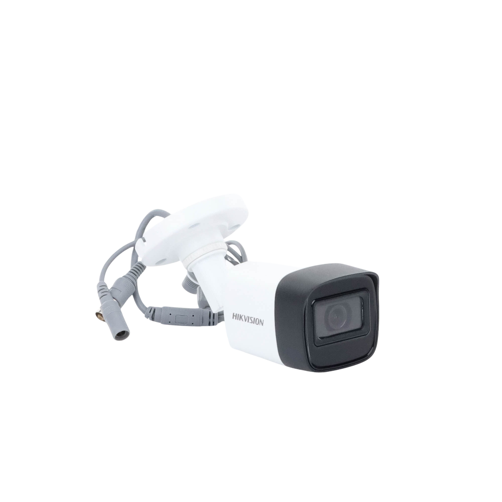 Cámara Bala TURBOHD 4K 8 Megapixel Gran Angular 102° Lente 2.8 mm Exterior IP67 IR EXIR 30 mts dWDR Metal DS-2CE16U0T-ITF - SILYMX