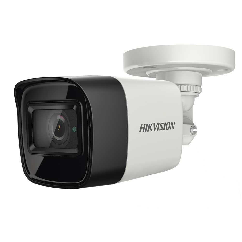 Cámara Bala TURBOHD 4K 8 Megapixel Gran Angular 102° Lente 2.8 mm Exterior IP67 IR EXIR 30 mts dWDR Metal DS-2CE16U0T-ITF - SILYMX