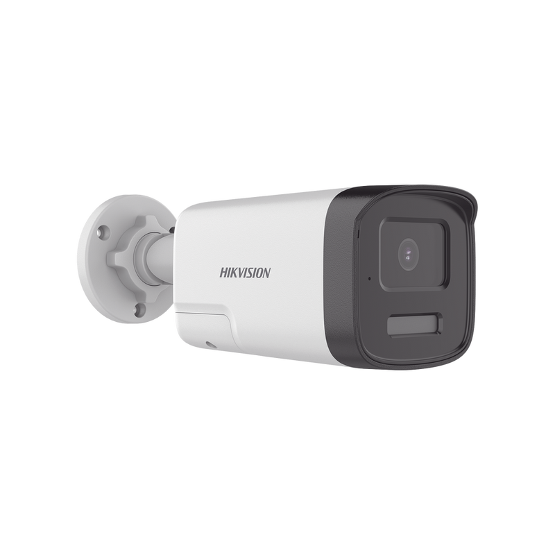 Cámara Bala TURBOHD 3K 5 Megapixel Lente 3.6 mm 40 mts IR EXIR + 40 mts Luz Blanca Micrófono y Bocina Integrado Exterior IP67 dWDR Audio Bidireccional + Dual Light + ColorVu DS-2CE17K0T-LTS - SILYMX