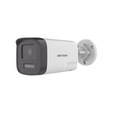 Cámara Bala TURBOHD 3K 5 Megapixel Lente 3.6 mm 40 mts IR EXIR + 40 mts Luz Blanca Micrófono y Bocina Integrado Exterior IP67 dWDR Audio Bidireccional + Dual Light + ColorVu DS-2CE17K0T-LTS - SILYMX