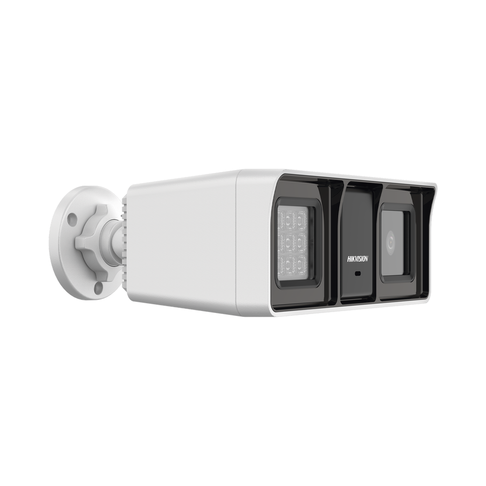 Cámara Bala TURBOHD 3K 5 Megapixel Lente 2.8 mm 60 mts IR + 60 mts Luz Blanca Gran Angular 104.9° Exterior IP67 Micrófono Integrado dWDR 4 Tecnologías Dual Light + ColorVu DS-2CE18K0T-LFS - SILYMX