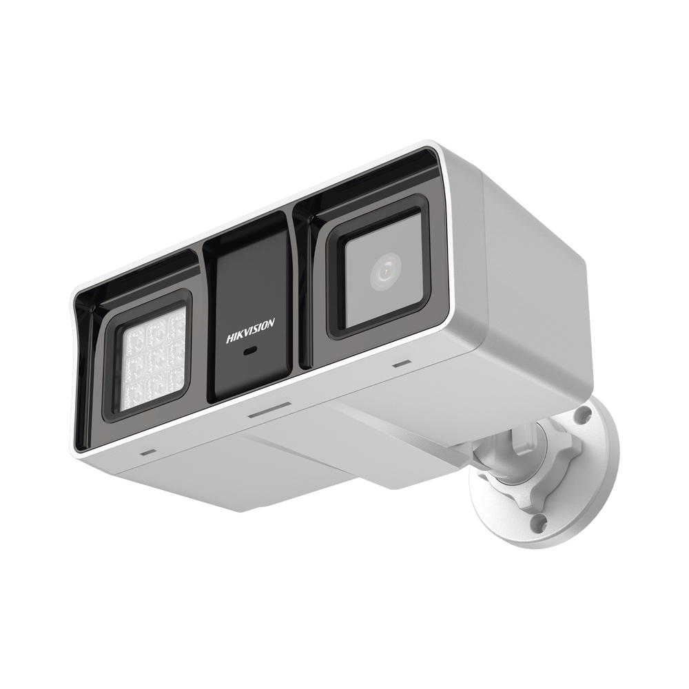 Cámara Bala TURBOHD 3K 5 Megapixel Lente 2.8 mm 60 mts IR + 60 mts Luz Blanca Gran Angular 104.9° Exterior IP67 Micrófono Integrado dWDR 4 Tecnologías Dual Light + ColorVu DS-2CE18K0T-LFS - SILYMX