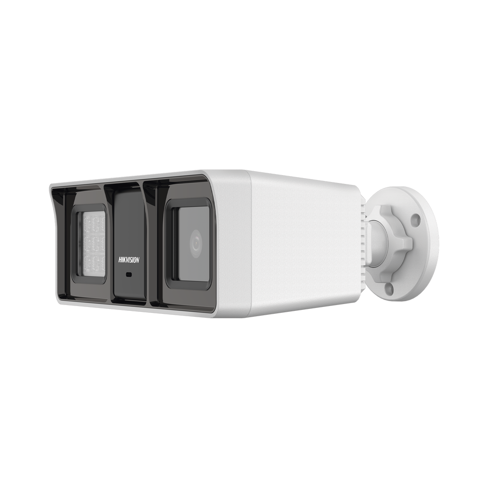 Cámara Bala TURBOHD 3K 5 Megapixel Lente 2.8 mm 60 mts IR + 60 mts Luz Blanca Gran Angular 104.9° Exterior IP67 Micrófono Integrado dWDR 4 Tecnologías Dual Light + ColorVu DS-2CE18K0T-LFS - SILYMX