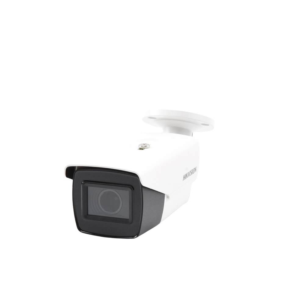 Cámara Bala TURBOHD 5 Megapixel Lente Mot. 2.7 a 13.5 mm 40 mts IR EXIR dWDR TVI-AHD-CVI-CVBS Exterior IP67 12 Vcc 24 VCA DS-2CE19H0T-AIT3ZF(C) - SILYMX