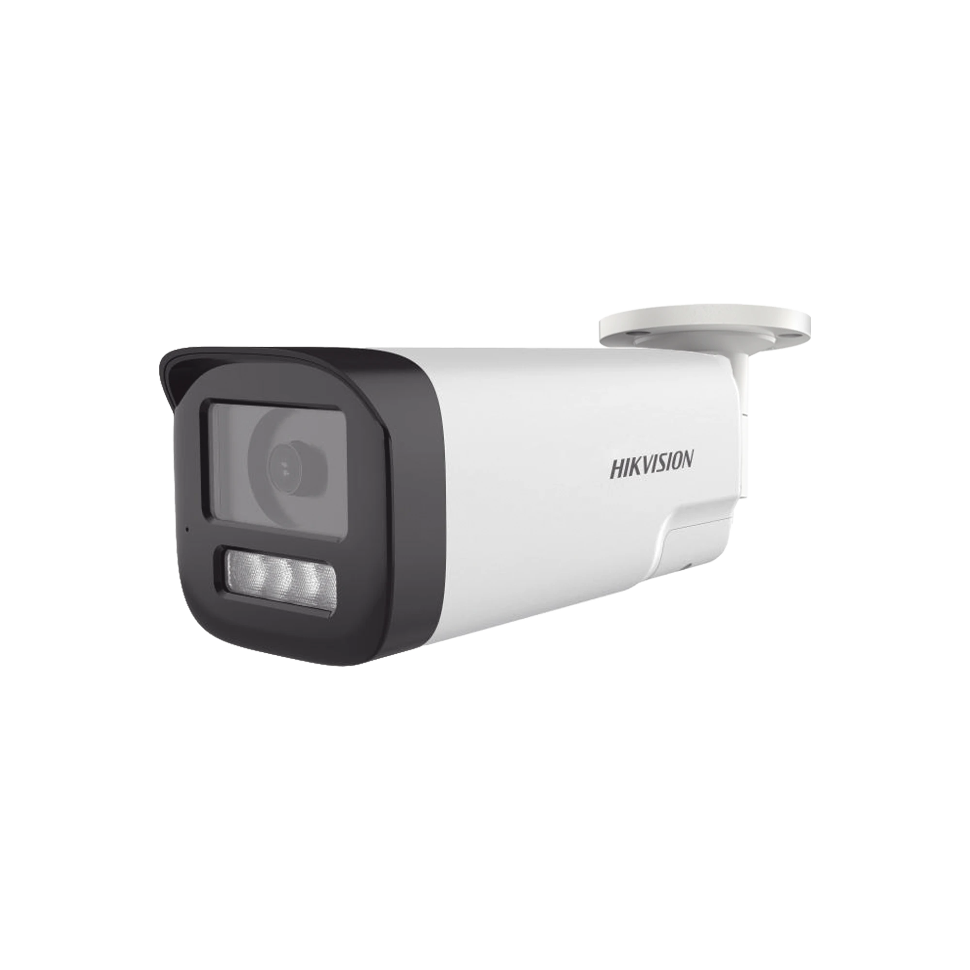 Camara Bala TurboHD 8MP 4K Audio Bidireccional Dual Light ColorVu IR 80m Lente 3.6mm IP67 Hikvision DS-2CE19U0T-LTS