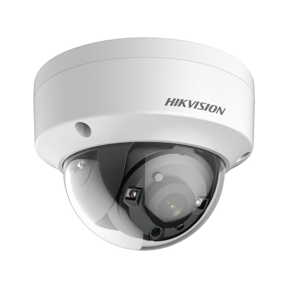 Domo TURBOHD 4K 8 Megapixel Gran Angular 102º Lente 2.8 mm Exterior IP67 IK10 IR EXIR 30 metros TVI-AHD-CVI-CVBS dWDR DS-2CE57U0T-VPITF - SILYMX