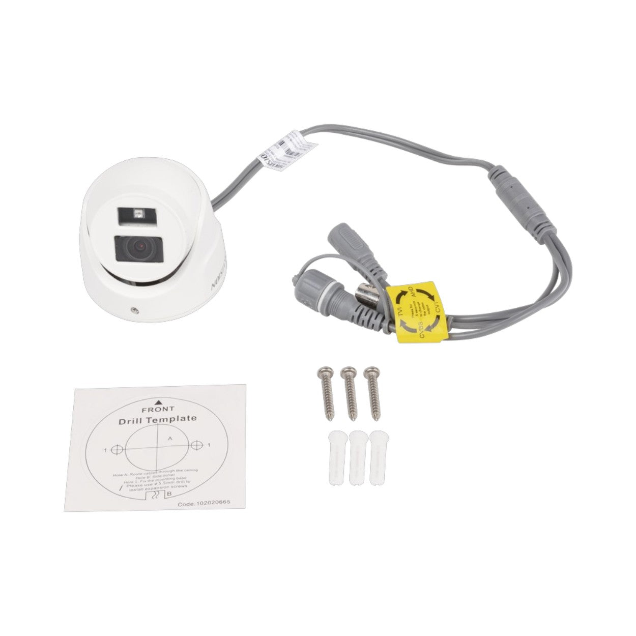 Camara Ultra Mini Turret Turbo 2mp 1080p Lente 2.8mm DS-2CE70D0T-ITMFW - SILYMX