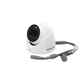 Cámara Turret TURBOHD 2 Megapixel (1080p) Lente 2.8 mm 30 mts IR + 20 mts Luz Blanca Gran Angular 101° Exterior IP67 Micrófono Integrado 4 Tecnologías Metal Dual Light + ColorVu DS-2CE76D0T-LMFS - SILYMX