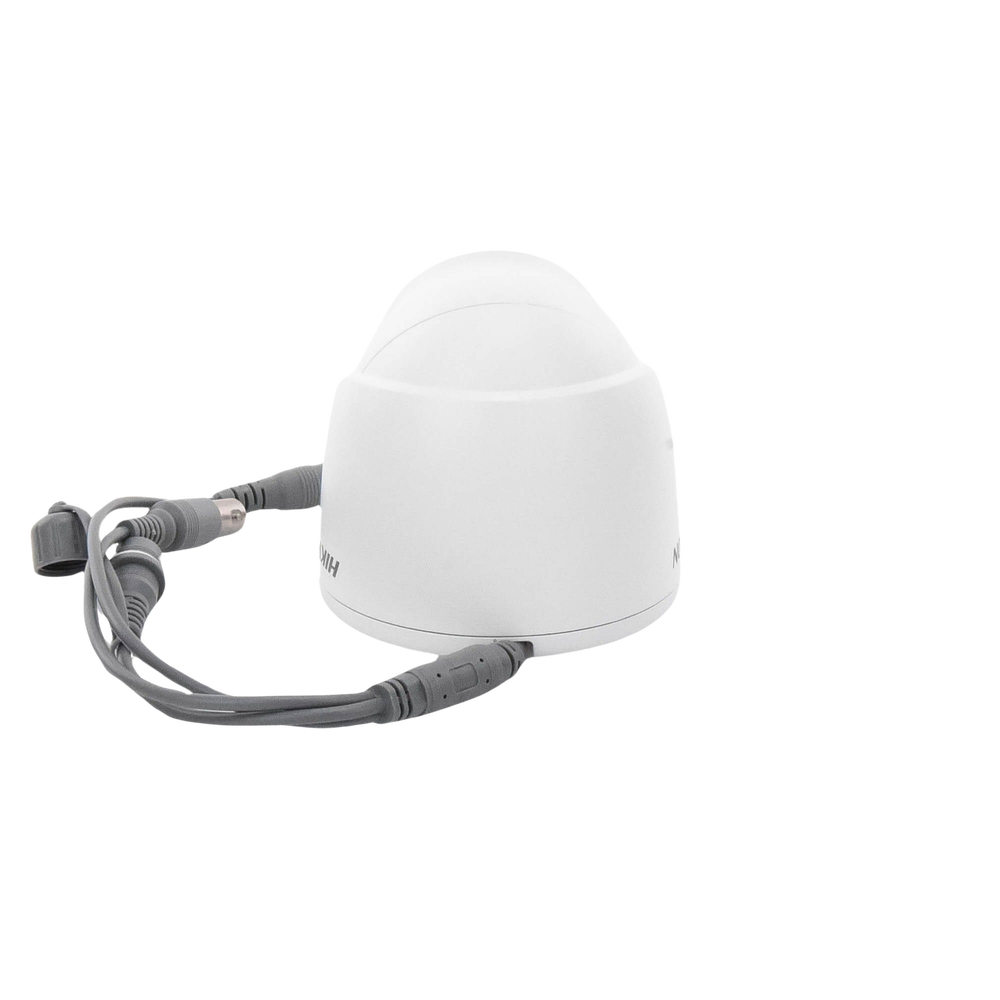 Cámara Turret TURBOHD 3K 5 Megapixel Lente 2.8 mm 30 mts IR + 20 mts Luz Blanca Gran Angular IP67 Micrófono Integrado dWDR Metal DS-2CE76K0T-LMFS - SILYMX