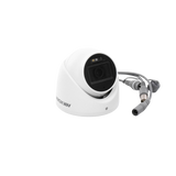 Cámara Turret TURBOHD 3K 5 Megapixel Lente 2.8 mm 30 mts IR + 20 mts Luz Blanca Gran Angular IP67 Micrófono Integrado dWDR Metal DS-2CE76K0T-LMFS - SILYMX