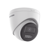 Cámara Turret TURBOHD 3k 5 Megapixel Lente 2.8 mm 40 mts IR EXIR + 40 mts Luz Blanca Micrófono y Bocina Integrado Exterior IP67 dWDR Audio Bidireccional + Dual Light + ColorVu DS-2CE78K0T-LTS - SILYMX