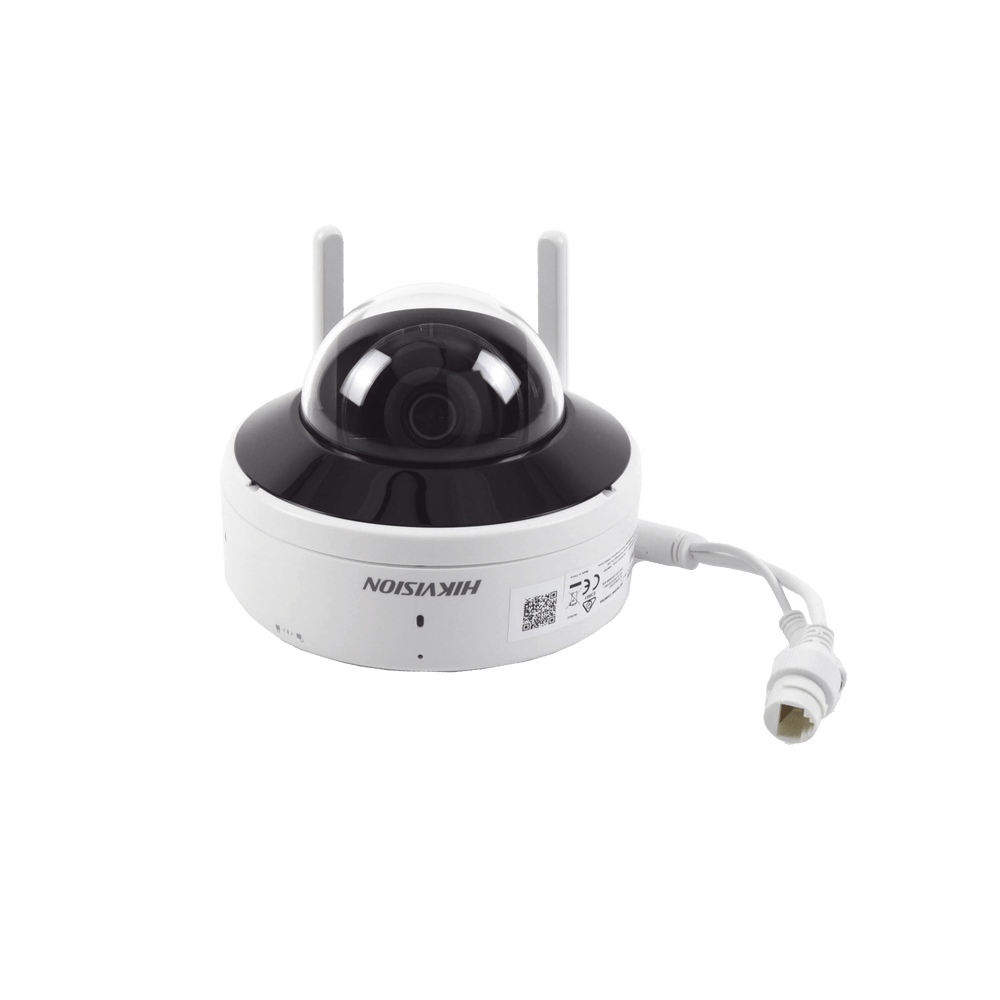 Domo IP 2 Megapixel Lente 2.8 mm 30 mts IR Exterior IP66 Wi-Fi WDR 120 dB H.265+ Micrófono y Bocina Interconstruido MicroSD DS-2CV2121G2-IDW(E) - SILYMX