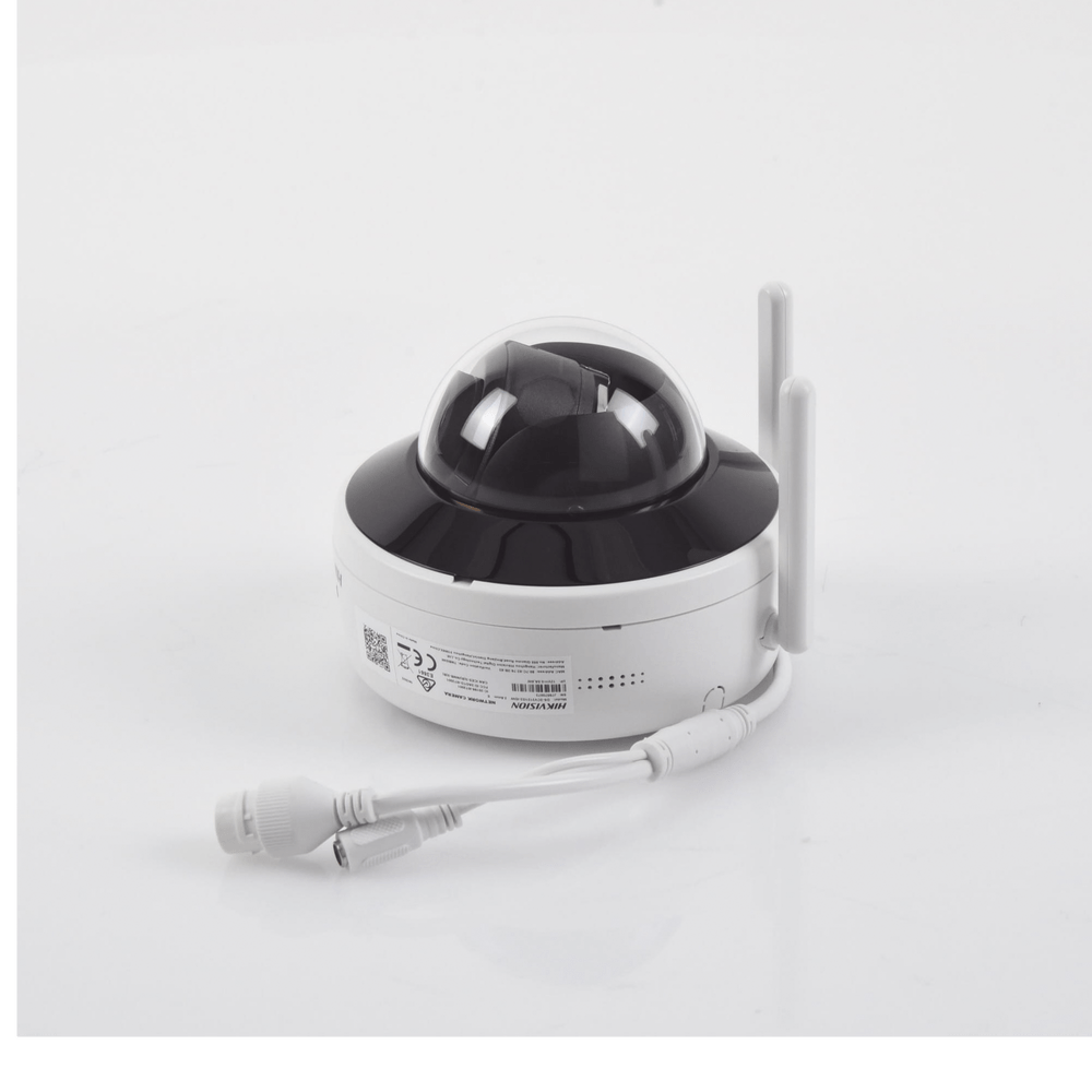 Domo IP 2 Megapixel Lente 2.8 mm 30 mts IR Exterior IP66 Wi-Fi WDR 120 dB H.265+ Micrófono y Bocina Interconstruido MicroSD DS-2CV2121G2-IDW(E) - SILYMX