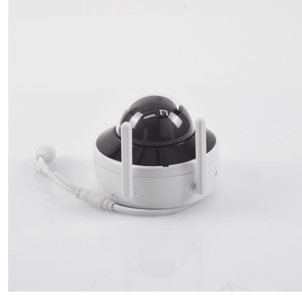 Domo IP 2 Megapixel Lente 2.8 mm 30 mts IR Exterior IP66 Wi-Fi WDR 120 dB H.265+ Micrófono y Bocina Interconstruido MicroSD DS-2CV2121G2-IDW(E) - SILYMX