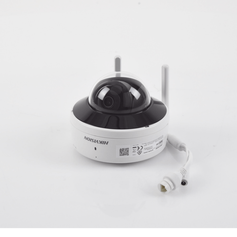 Domo IP 2 Megapixel Lente 2.8 mm 30 mts IR Exterior IP66 Wi-Fi WDR 120 dB H.265+ Micrófono y Bocina Interconstruido MicroSD DS-2CV2121G2-IDW(E) - SILYMX