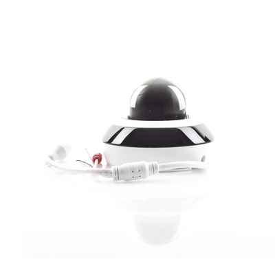 Cámara Mini Domo PTZ IP 4 Megapixel 4X Zoom H.265+ 20 mts IR EXIR WDR PoE IK10 Exterior IP66 DarkFighter Micrófono Integrado Micro SD - SILYMX