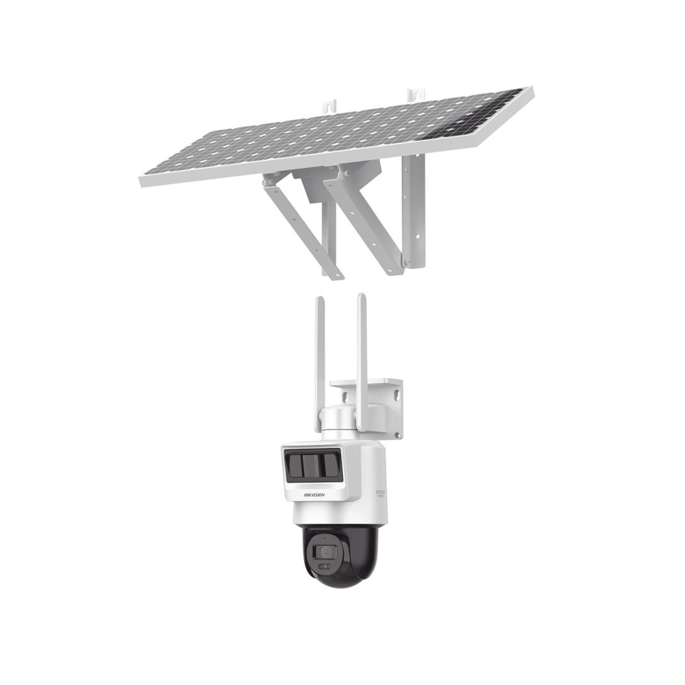 Kit Solar IP All in One Doble Detección (Radar + PIR) PT IP 4 Megapixel Lente 4 mm Panel Solar Batería de Respaldo de Litio 50.76Wh (Hasta 1.5 días) Conexión 4G Audio de Dos Vías Accesorios de Inst. Dir DS-2DE2C400IWG-K/4G/C05S10/LA - SILYMX